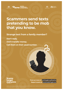 ACMA First Nations posters - phone scams 2