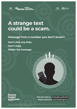 ACMA First Nations posters - phone scams 4