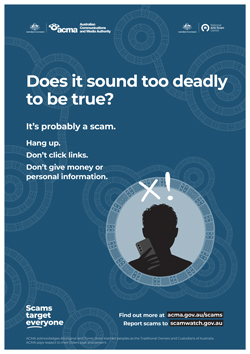 ACMA First Nations posters - phone scams 6